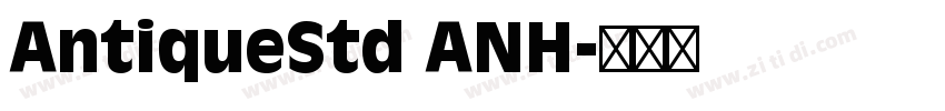 AntiqueStd ANH字体转换